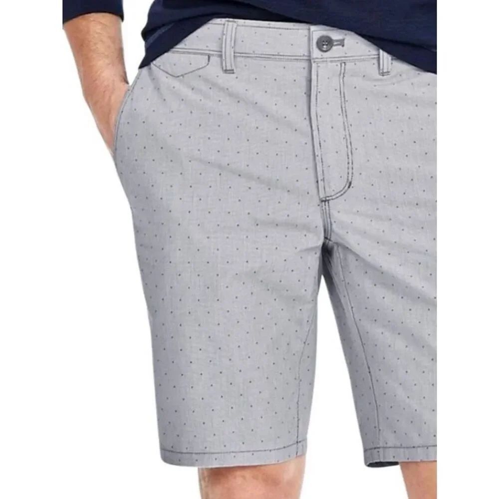 Banana Republic Aiden Pin Dot Shorts in Grey Men’s 30